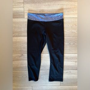 Champion Blue and Black Size Medium Leggings